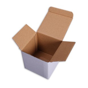定做快递长方形普通纸箱定制品杯子现货白色瓦楞纸板白飞机盒纸盒