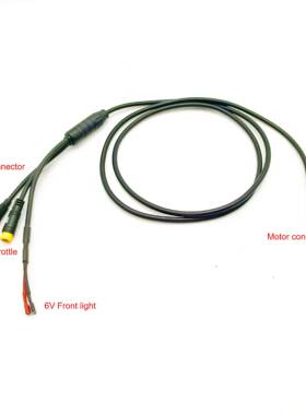 星凯耀八方中置电机主线M500M600M510油门转把1T3主线前灯线