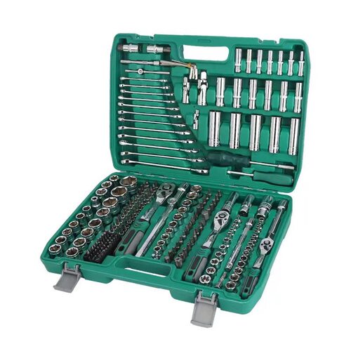 厂家竖排216件汽车维修套装工具修车工具汽车维修套装组套