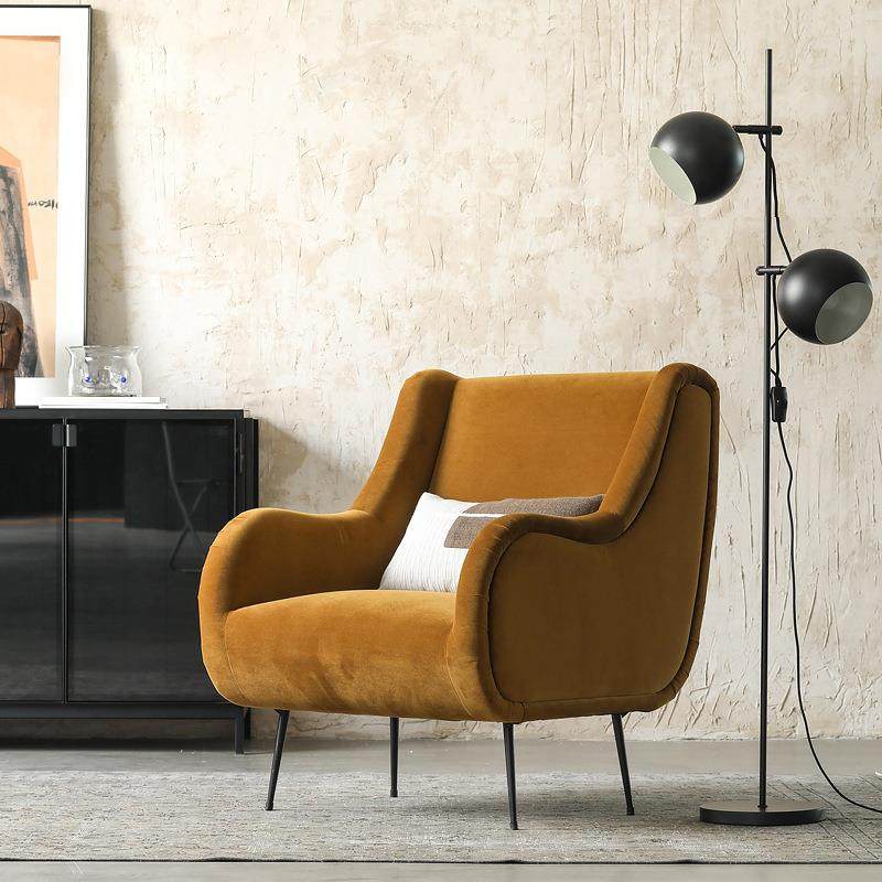 北欧Vasa天鹅绒布艺沙发椅简约轻奢单人扶手椅休闲椅网红单人沙发,机械设备,其他机械设备,淘宝优惠券,粉丝福利购,淘宝优惠卷