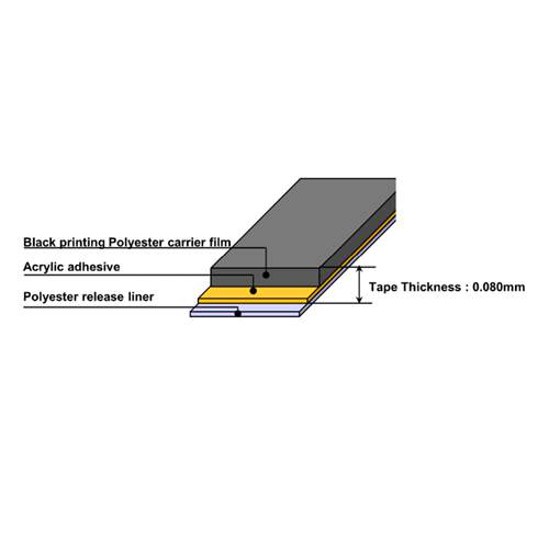 NITTO日东抗指纹超强附着力单面胶带NS-020PB80M