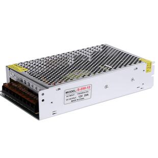 12V20A240W监控集中供电适配器250W稳压直流LED开关电源S-240-12