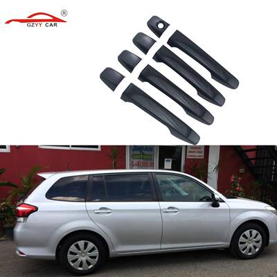 2010-2015款卡罗拉Fielder菲尔德拉手盖拉手贴件改装亮黑门把手