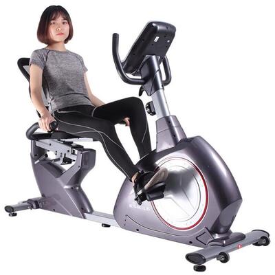 康乐佳卧式健身车家用动感单车健身自行车健身器材脚踏车K8718R