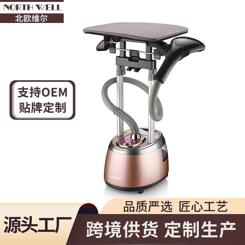 跨境立式双杆大型挂烫机服装店蒸汽电熨斗蒸汽刷熨烫机欧规英规