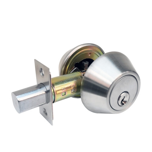 厂家不锈钢呆锁双头闭锁辅助锁double cylinder  Deadbolt Lock
