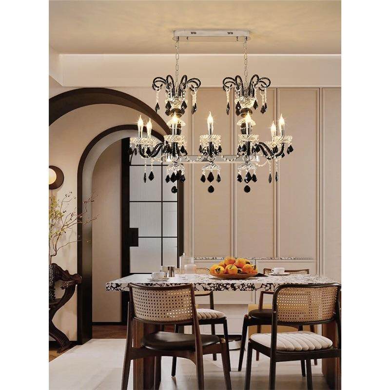 复古餐厅法式水晶吊灯创意个性艺术饭厅吧台灯具轻奢高级感设计师,纺织面料/辅料/配套,纺织机械配件,淘宝优惠券,粉丝福利购,淘宝优惠卷