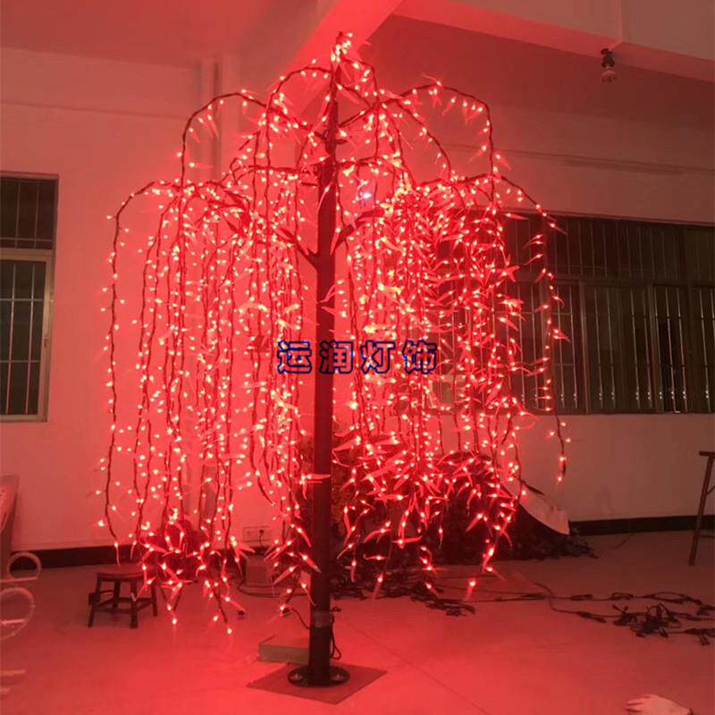 厂家供货 户外LED仿真树 仿真树灯 LED柳树装饰灯