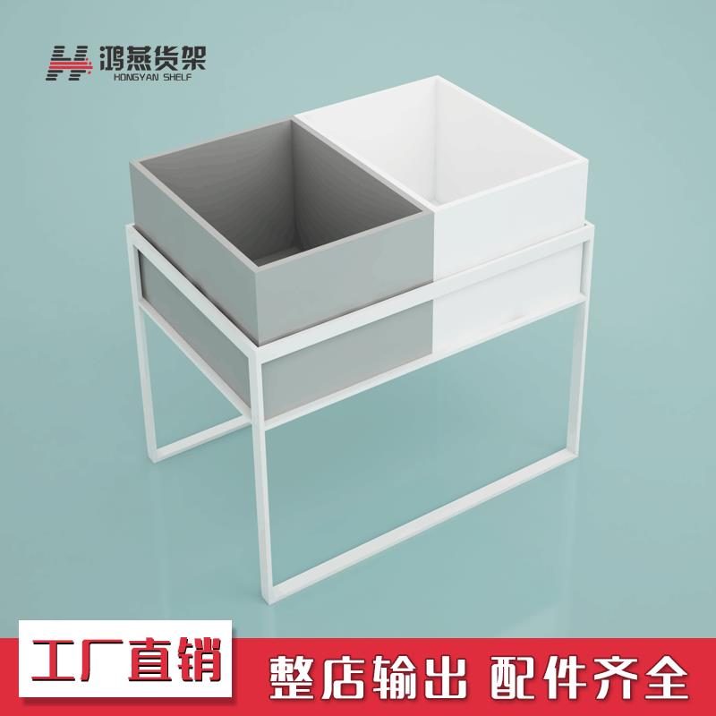 门口方框堆头架优品饰品精品文具母婴日用品店货架特卖商场展示柜