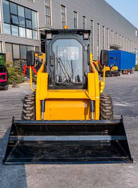 出口俄罗斯建程筑工小装载机室内破碎拆除滑移机土方回AWI填铲车