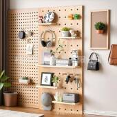 实木洞玄板定制木置物架层板di010y圆孔入户关客厅质实木多层洞书