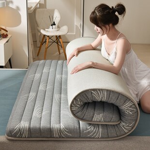 乳胶床垫软垫家用可折叠学生宿舍单人1米A5一130宽135x200cm190五