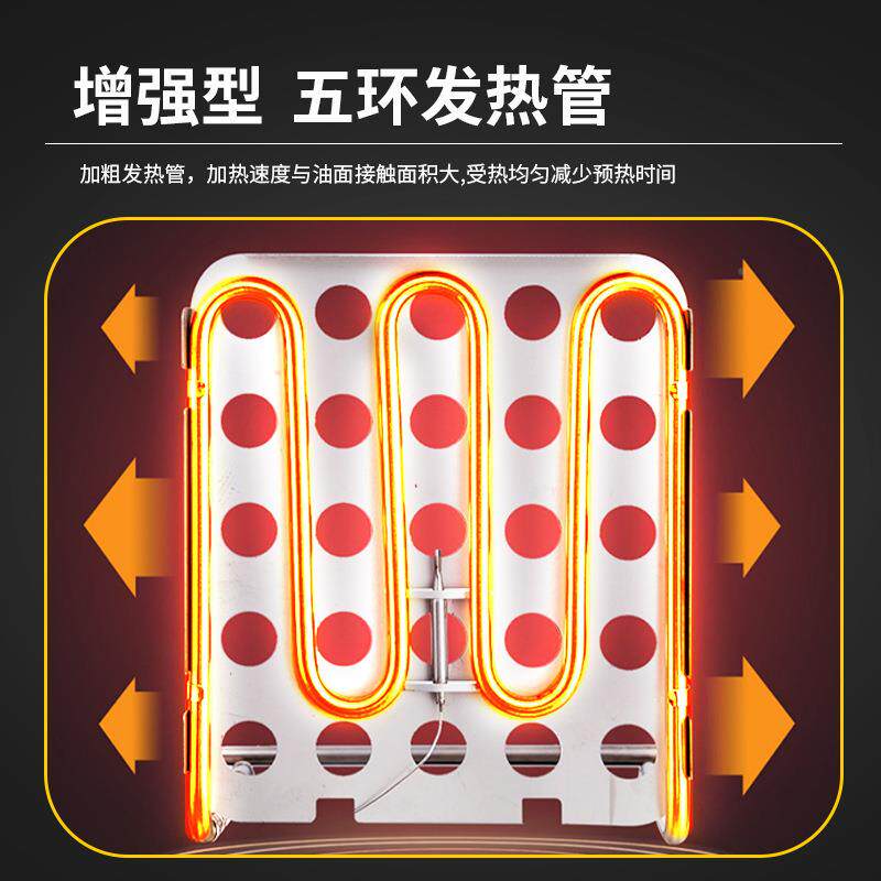 炸炉商用单缸电热油电炸锅双缸油炸机大排容量炸薯条油87064条设