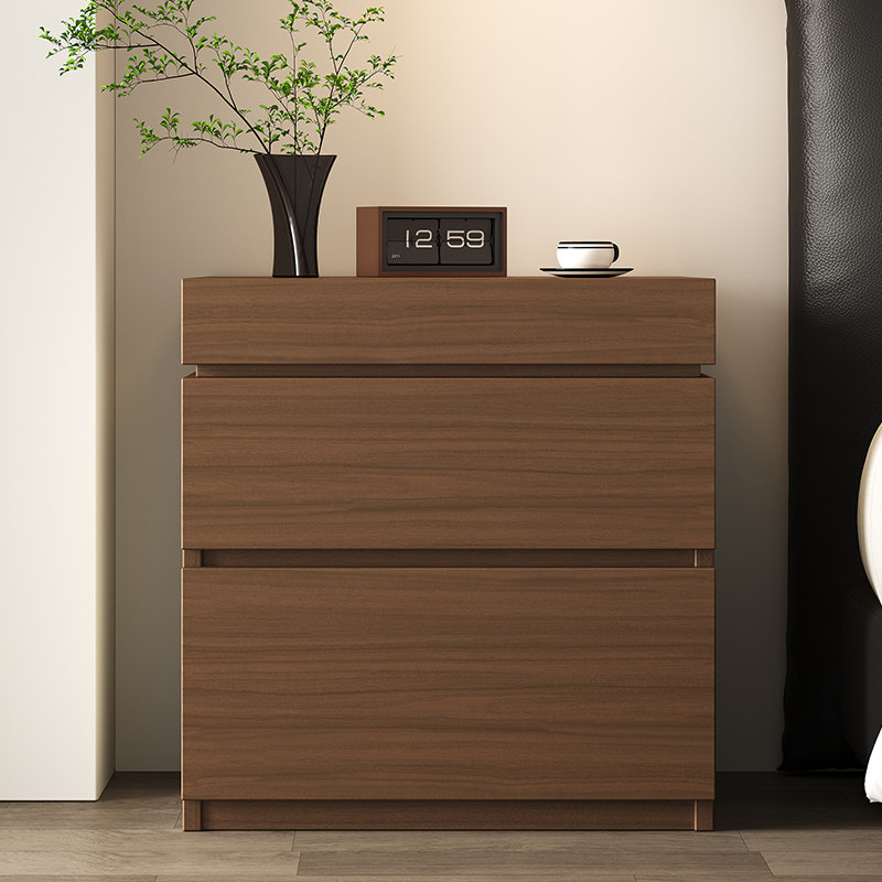 实木暗格床头柜小型家用卧室侧边置物架子轻奢高级感收纳储物边几,住宅家具,床头柜,淘宝优惠券,粉丝福利购,淘宝优惠卷