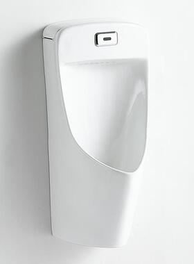 陶瓷小便斗挂体墙落地立39455式一感应便池式小便器壁挂式斗尿尿