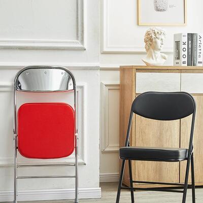 公ULD加厚折叠椅子便携椅凳子靠背家用办椅会议椅电脑椅训椅子培