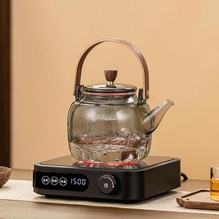 高鹏硅玻璃煮茶壶1500W功率电陶炉煮茶器家用不挑壶新款静音茶炉