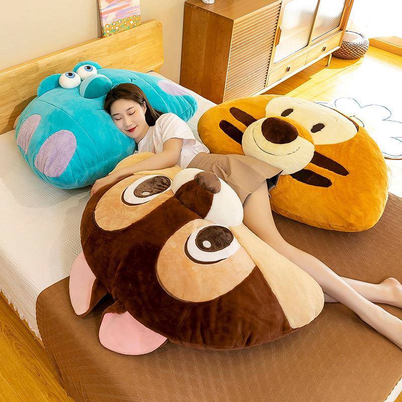 新款大号床头靠枕公仔可爱动物抱枕儿童陪睡玩偶爆款毛绒玩具
