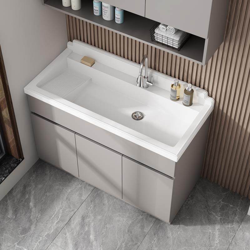 9W极简蜂窝铝整板洗衣柜组合人造石英石一体洗衣盆带搓板阳台洗衣,节庆用品/礼品,新娘配件,淘宝优惠券,粉丝福利购,淘宝优惠卷