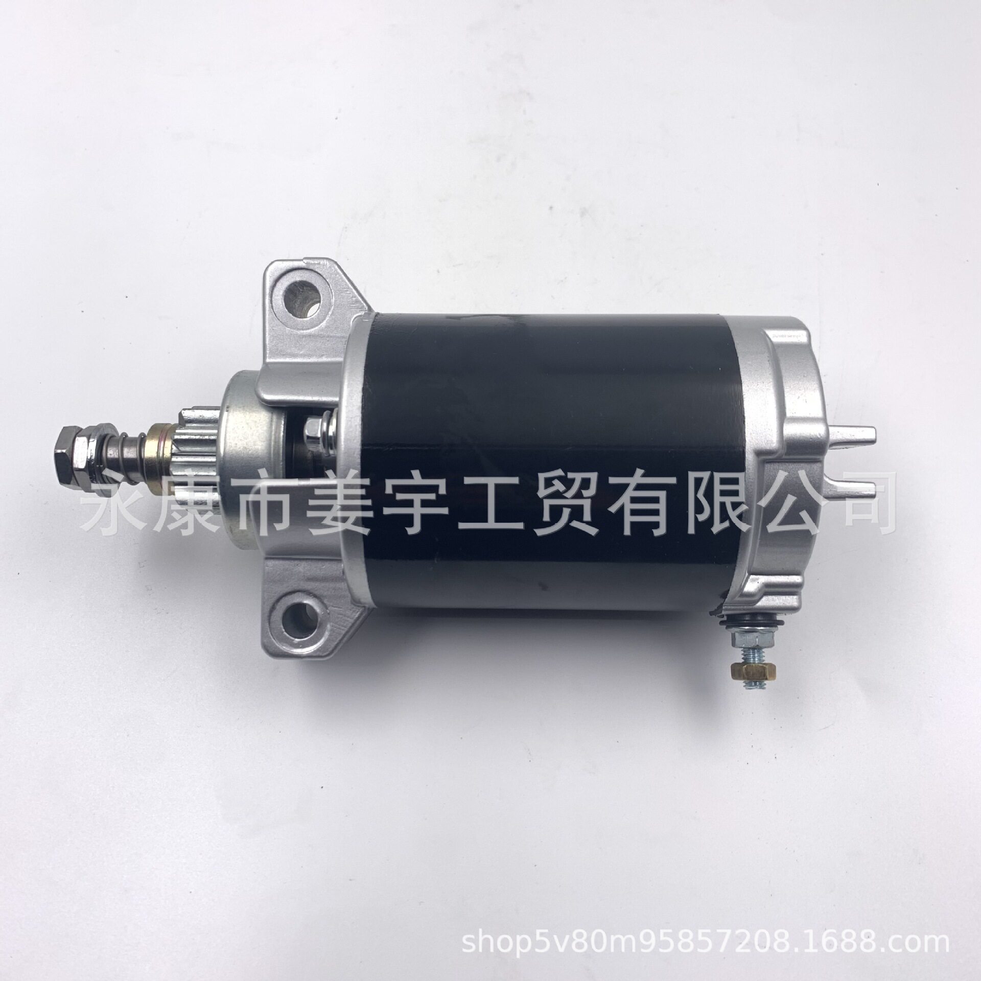 雅马4冲程15马力船外机推进器发动机改电启动马达66M-81800-01