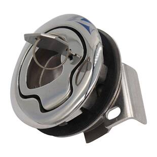 现货不锈钢地板锁圆锁钥匙地板扣地板锁扣游艇配件船用五金