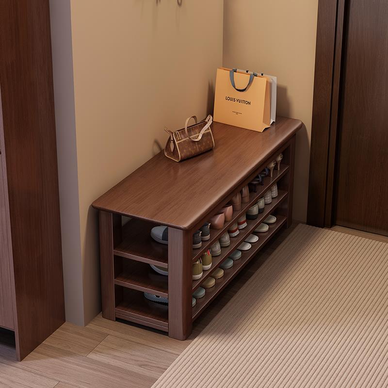 实木换鞋凳家用门口小户型进门收纳穿鞋凳子入户鞋柜坐凳一体可坐