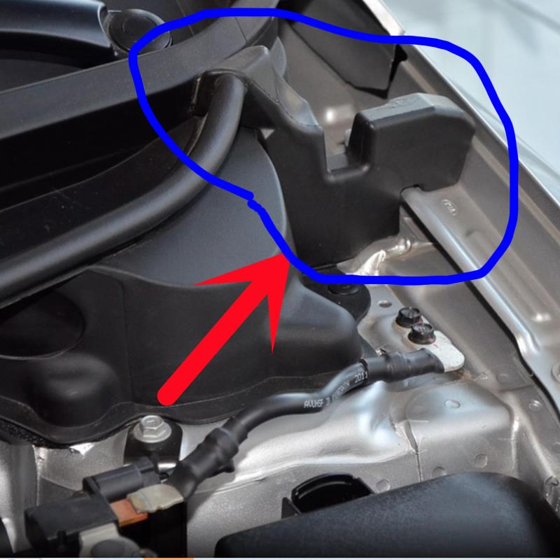 适配起亚K3机盖下面的密封条泡沫缓冲块胶敦堵头K3导流板泡沫