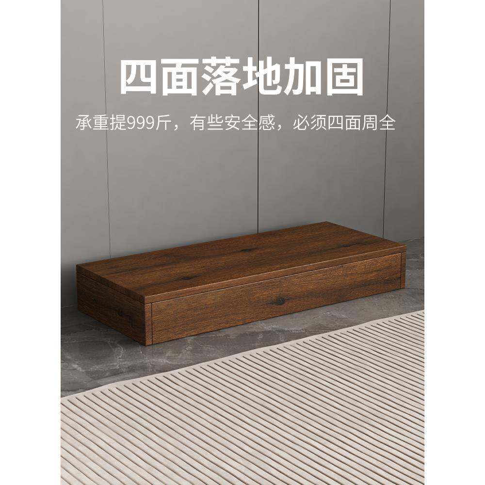 定制家用实木台阶脚踏板，楼梯助力板，脚踏板，阳台抬高底座