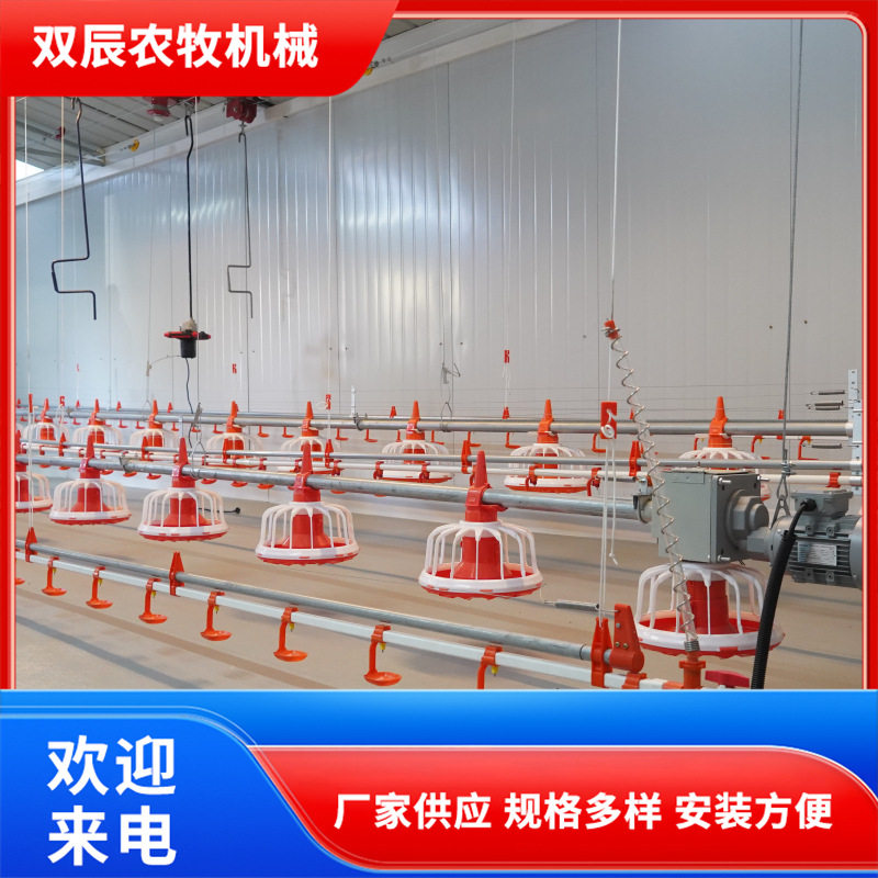 养鸡场水线料线生产厂家鸡舍自动喂料机管理方便养殖场上料机
