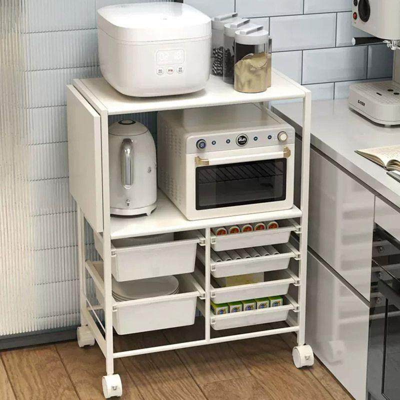 厨房置物架落地微波炉收纳储物柜备餐工作台切菜多层桌移动餐边柜,电子元器件市场,其它元器件,淘宝优惠券,粉丝福利购,淘宝优惠卷