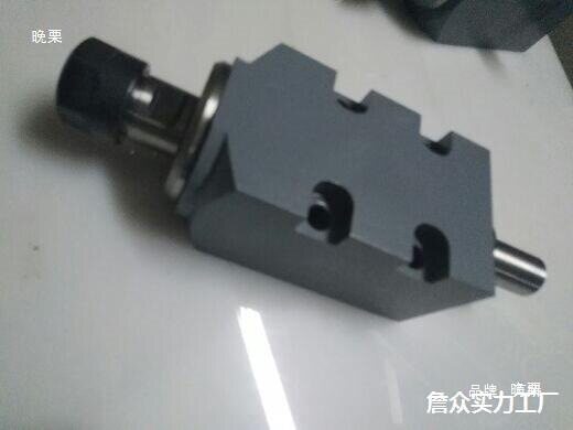 方型无动力主轴50*50方ER20主轴,倒铣主轴,车铣复合主轴