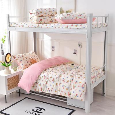 新款全棉13070小清新款学生床上用品三件套纯棉单人床工厂