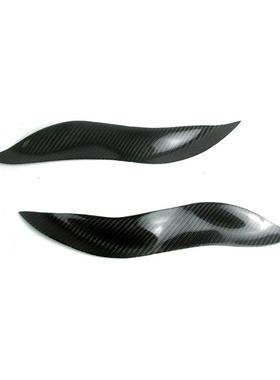 适用于03-06老款奔驰smartW450改装碳纤灯眉眼眉大灯眉装饰贴