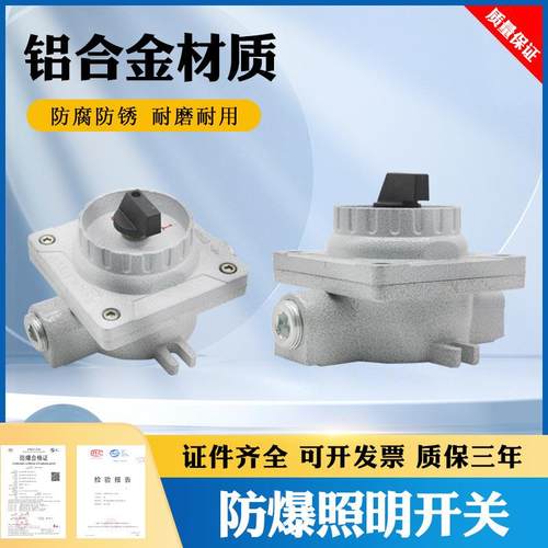 SW-10防爆照明开关16A防水防尘控制开关220v380v铝合金加厚开关