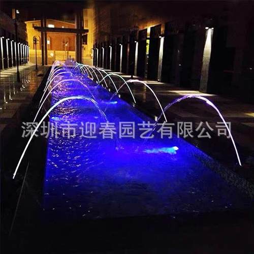 小型喷泉水景户外不锈钢波光泉珍珠跳泉不锈钢喷头音乐喷泉设备