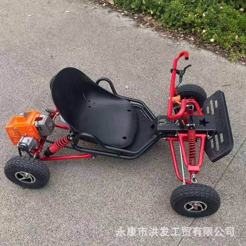 迷你网红卡丁车63CC两冲程全地形车四轮越野山地车户外飘移越野