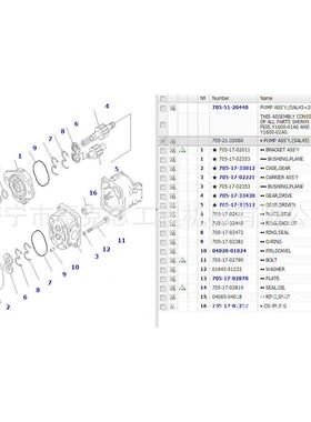 适用于WA320-3装载机变速箱联轴器714-16-24110714-16-14122