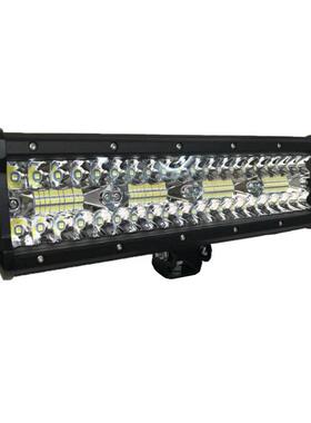 三目款7寸LED240W汽车LED灯长条工作灯辅助检修灯越野车三排雾灯