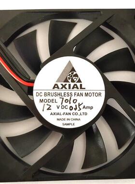 Axial双滚珠长寿命7010直流DC12V24V70X70X10mm工业轴流风扇