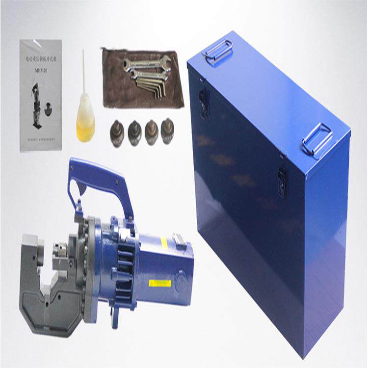 生产冲孔机小型手提式电动液压打孔机角铁槽钢液压钻孔机