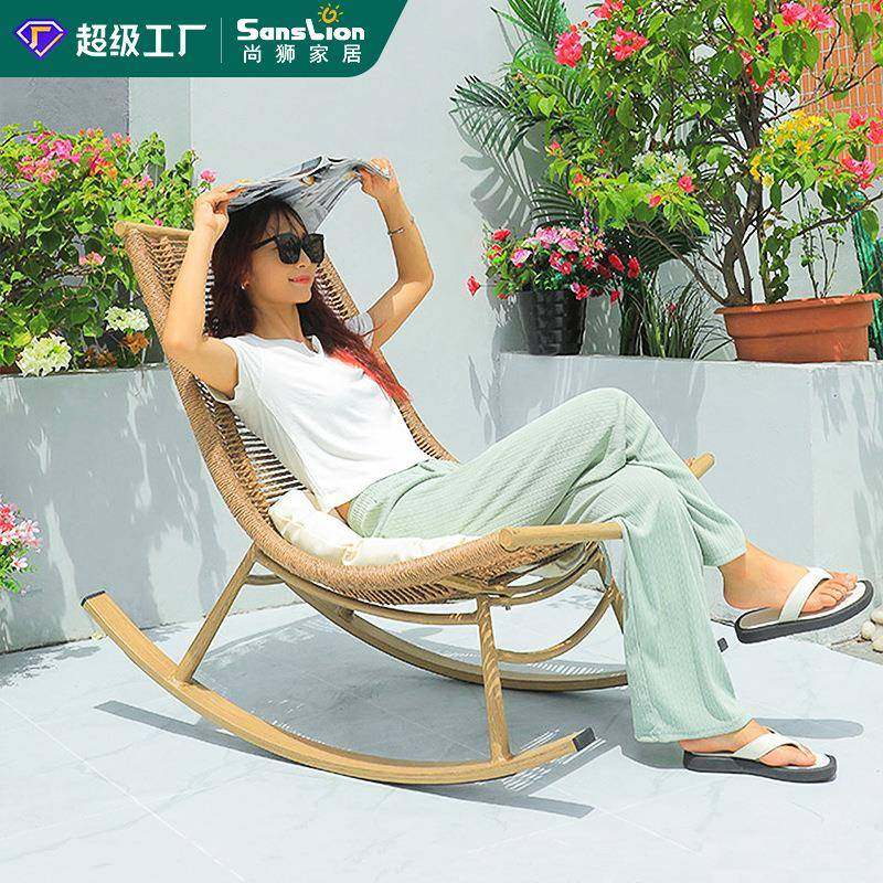 老人摇椅躺椅大人花园阳台家用休闲椅藤椅户外庭院椅子懒人摇摇椅,智能设备,其他智能设备,淘宝优惠券,粉丝福利购,淘宝优惠卷