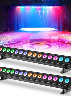 全彩18颗六合一跑马洗墙灯酒吧舞台灯光LED矩阵灯演出染色线条灯