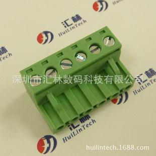 端子头 水平进线插拔式 深圳汇林WF755 5.0mm立式