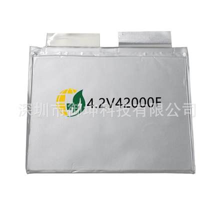 石墨烯超级电容器软4.2V42000F20AH6C快充电力家用野营太阳能电