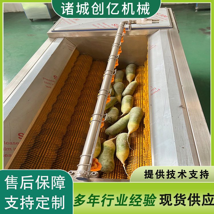 毛刷清洗机器脐橙毛刷清洗机多功能去泥沙马蹄菱角毛辊清洗机