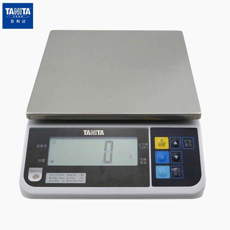 TANITA百利达TL-280厨房台秤电子烘焙用秤计数秤15KG高精商业用秤
