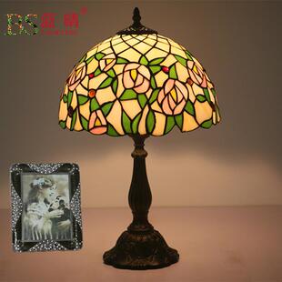 蒂台灯卧室床头灯欧式复古酒吧酒店客房书桌餐厅卡座创意台灯