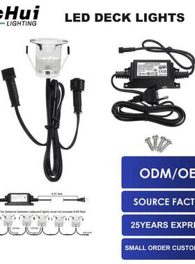 30mm直径IP67带开关LED甲板灯地板灯台阶廊道引导灯地埋灯销