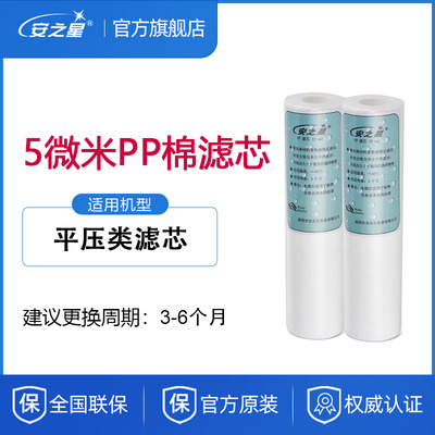 安之星净水器机滤芯平压式10寸PP棉过滤5微米2支装家用厨房自来水