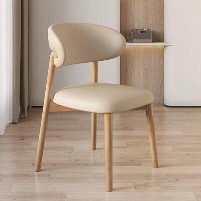 实木餐椅网红小户型9834家代背子用轻奢简约现靠餐椅饭店餐厅椅靠